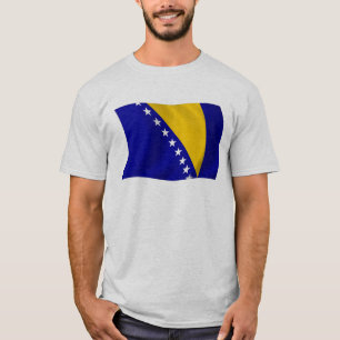 Camiseta de la bandera de Bosnia y Herzegovina