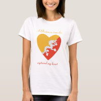 Camiseta de la bandera de Bután