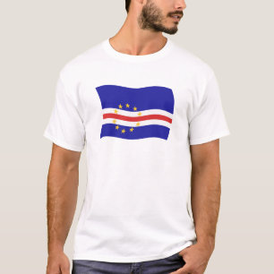 Camiseta de la bandera de Cabo Verde