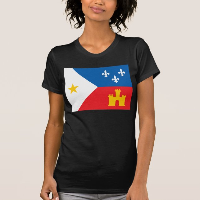 Camiseta de la bandera de Cajun (Anverso)