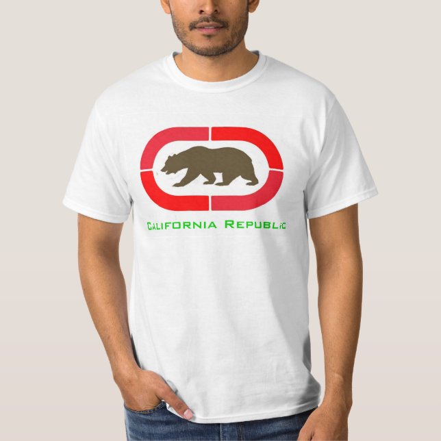 Camiseta de la bandera de California (Anverso)