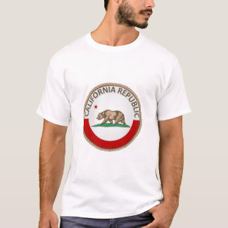 Camiseta de la bandera de California