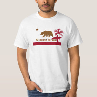 Camiseta de la bandera de California - persona que