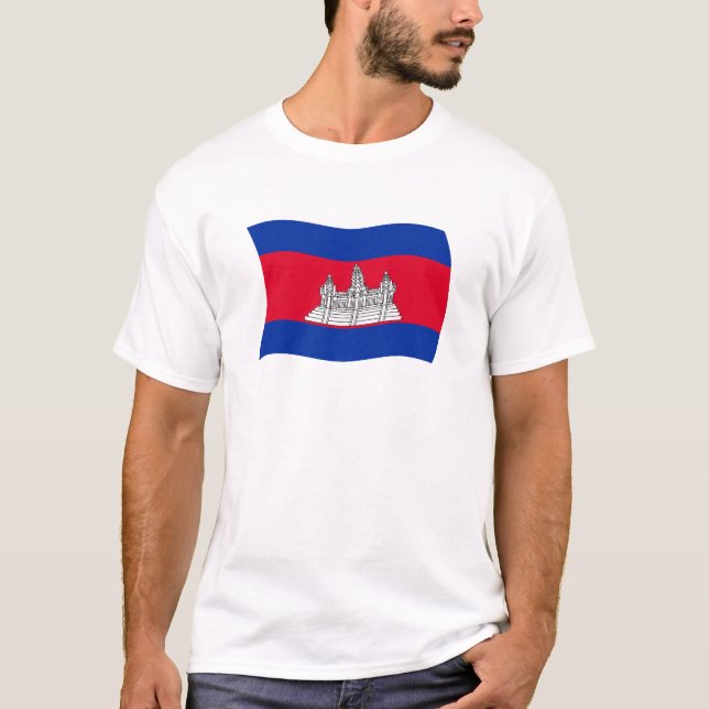 Camiseta de la bandera de Camboya (Anverso)