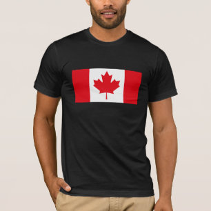 Camiseta de la bandera de Canadá
