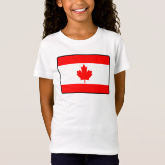 Camiseta de la bandera de Canadá