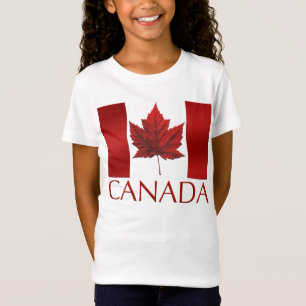 Camiseta de la bandera de Canadá camiseta de recue