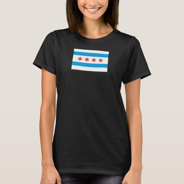 Camiseta de la bandera de Chicago (Anverso)
