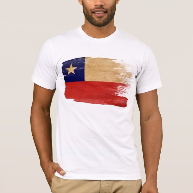 Camiseta de la bandera de Chile (Anverso)
