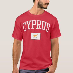Camiseta de la Bandera de Chipre Ama a tu chica Co