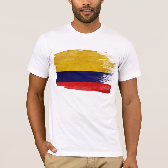 Camiseta de la bandera de Colombia (Anverso)