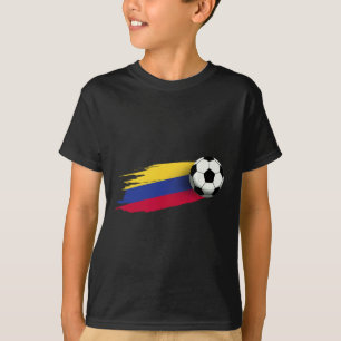 Camiseta de la bandera de Colombia Equipo de fútbo