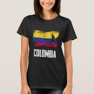 Camiseta de la bandera de Colombia Equipo de fútbo