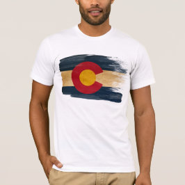 Camiseta de la bandera de Colorado
