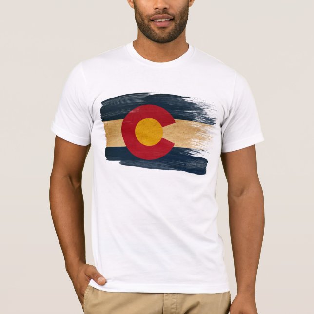 Camiseta de la bandera de Colorado (Anverso)