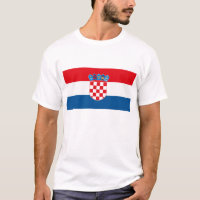 Camiseta de la bandera de Croacia