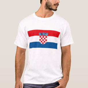 Camiseta de la bandera de Croacia