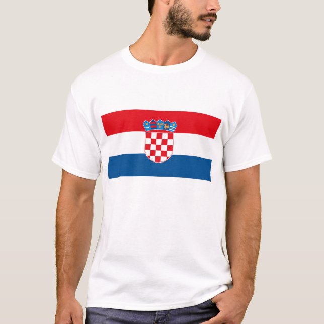 Camiseta de la bandera de Croacia (Anverso)
