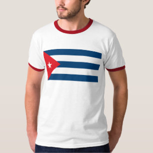 Camiseta de la bandera de Cuba