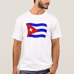 Camiseta de la bandera de Cuba