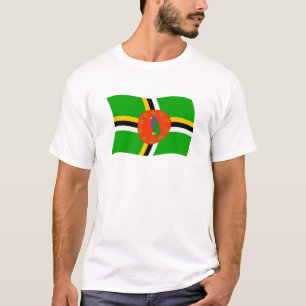 Camiseta de la bandera de Dominica