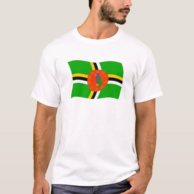 Camiseta de la bandera de Dominica (Anverso)