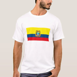 Camiseta de la bandera de Ecuador