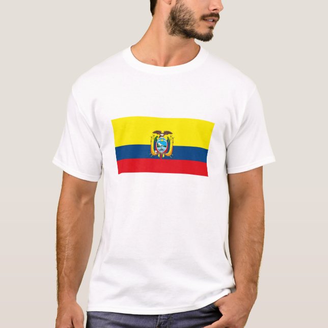 Camiseta de la bandera de Ecuador (Anverso)