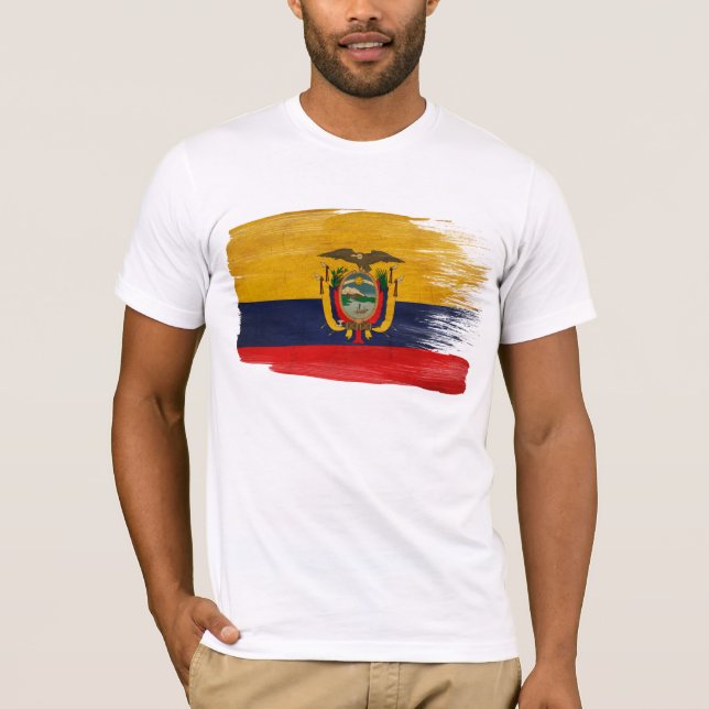 Camiseta de la bandera de Ecuador (Anverso)