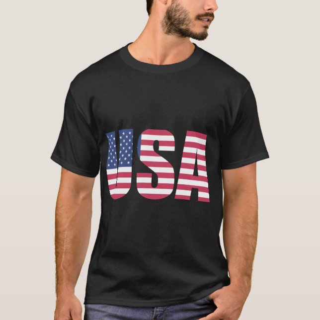 Camiseta de la bandera de EE. UU. - Orgullo americ (Anverso)