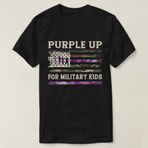 Camiseta de la bandera de EE. UU. - Purple Up For 