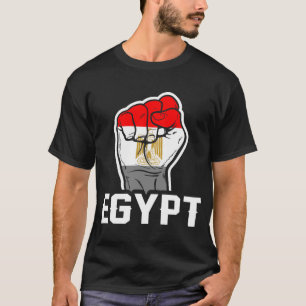 Camiseta de la bandera de Egipto