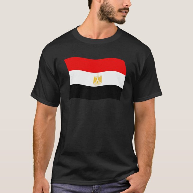 Camiseta de la bandera de Egipto (Anverso)