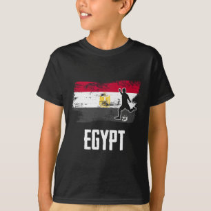 Camiseta de la bandera de Egipto Equipo de fútbol