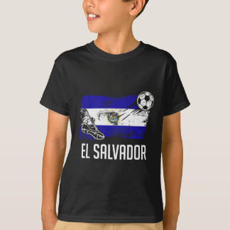 Camiseta de la bandera de El Salvador equipo de fú
