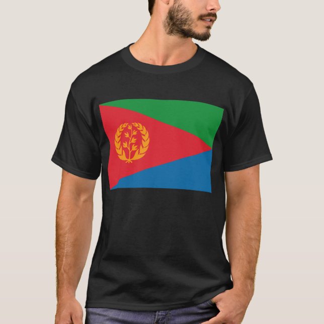 Camiseta de la bandera de Eritrea (Anverso)