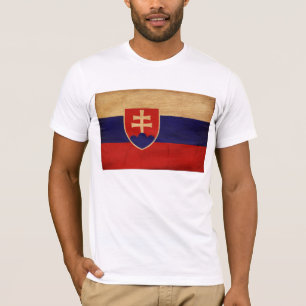 Camiseta de la bandera de Eslovaquia