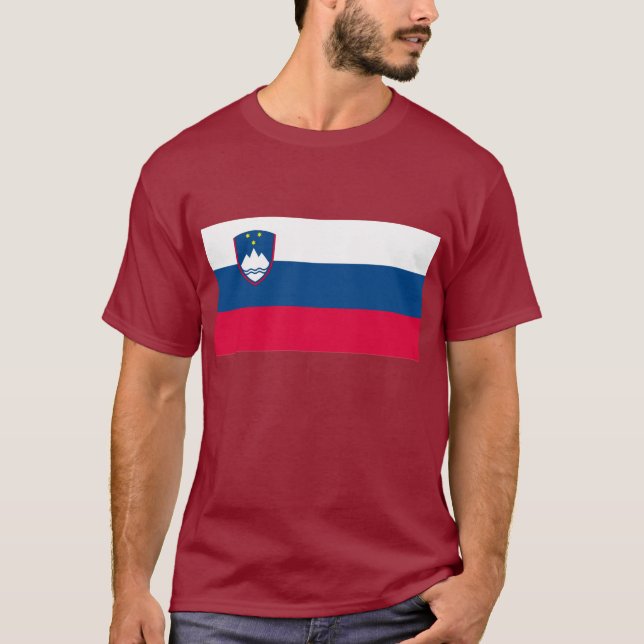 Camiseta de la bandera de Eslovenia (Anverso)