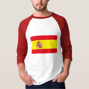 Camiseta de la bandera de España