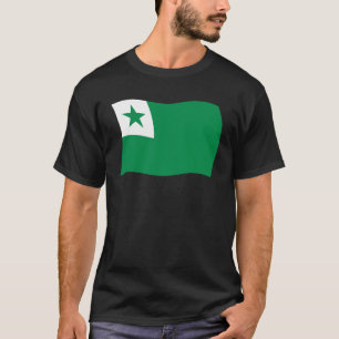 Camiseta de la bandera de Esperanto