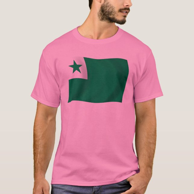 Camiseta de la Bandera de Esperanto (Anverso)