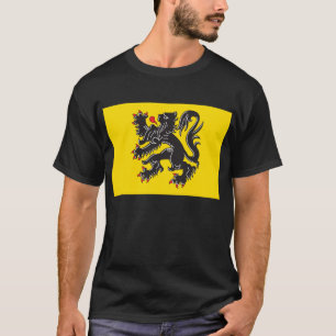 Camiseta de la bandera de Flandes