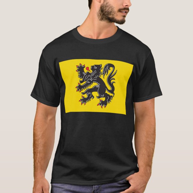 Camiseta de la bandera de Flandes (Anverso)