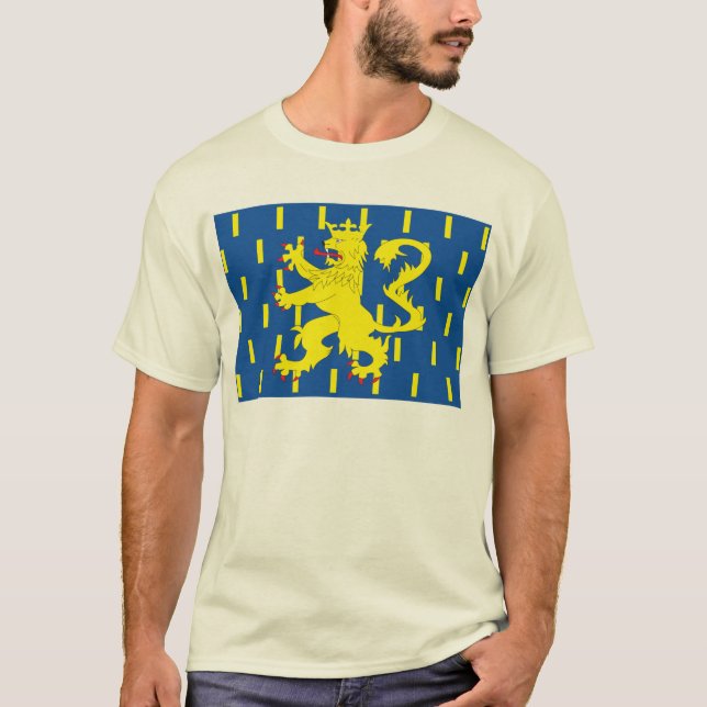 Camiseta de la bandera de Franche Comte (Anverso)