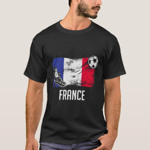 Camiseta de la bandera de Francia equipo de fútbol