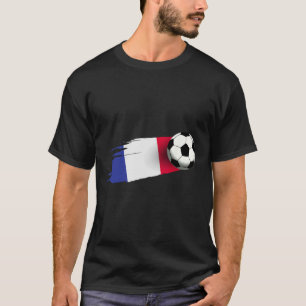 Camiseta de la bandera de Francia Equipo de fútbol