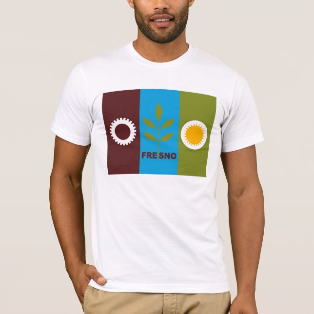 Camiseta de la bandera de Fresno (Anverso)
