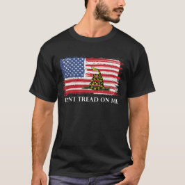 camiseta de la bandera de Gadsden que no piso en
