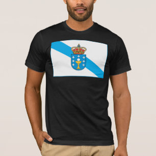 Camiseta de la bandera de Galicia