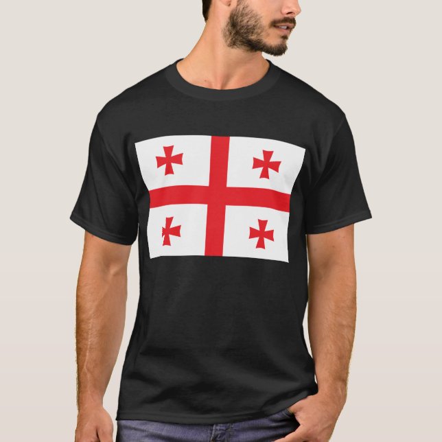 Camiseta de la bandera de Georgia (Anverso)